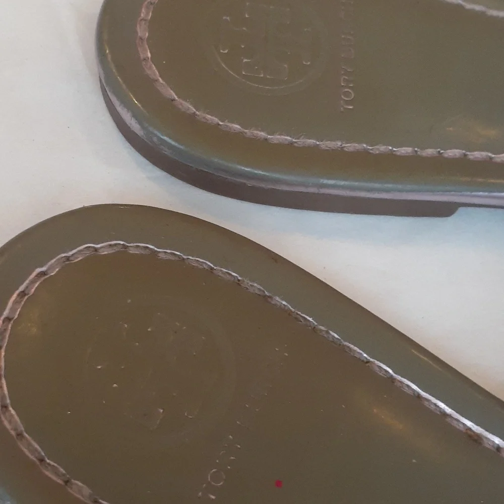 Tory Burch Miller Metallic Lilac Sandals Size 9.5